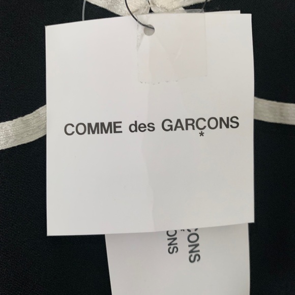 Comme des Garcons Black and White Midi Dress - Picture 2 of 4